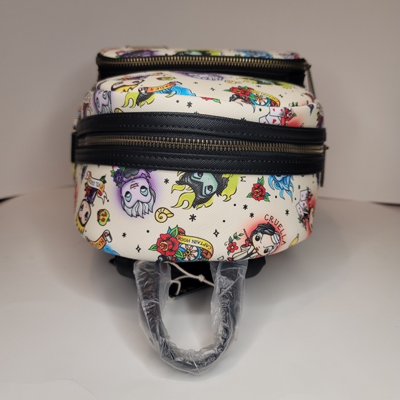 Loungefly Funko Pop Disney Villains Tattoo Mini Backpack - Picture 5 of 6